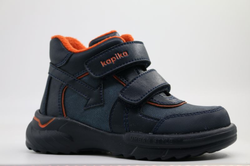 Ботинки КАПИКА 52510ук-1 (5 пар) (26-30, синий-оранжевый)