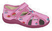 Туфли из текстиля KAPIKA 01008  (12 пар)  (22-27, розовый)