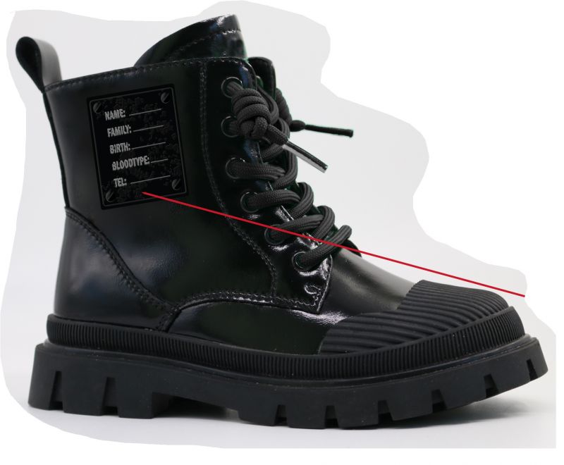 Ботинки KAPIKA 53577ук-1  (5  пар)  (31-35 , черный)