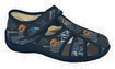Туфли из текстиля КАПИКА 02007 (12 пар) (25-30, синий)